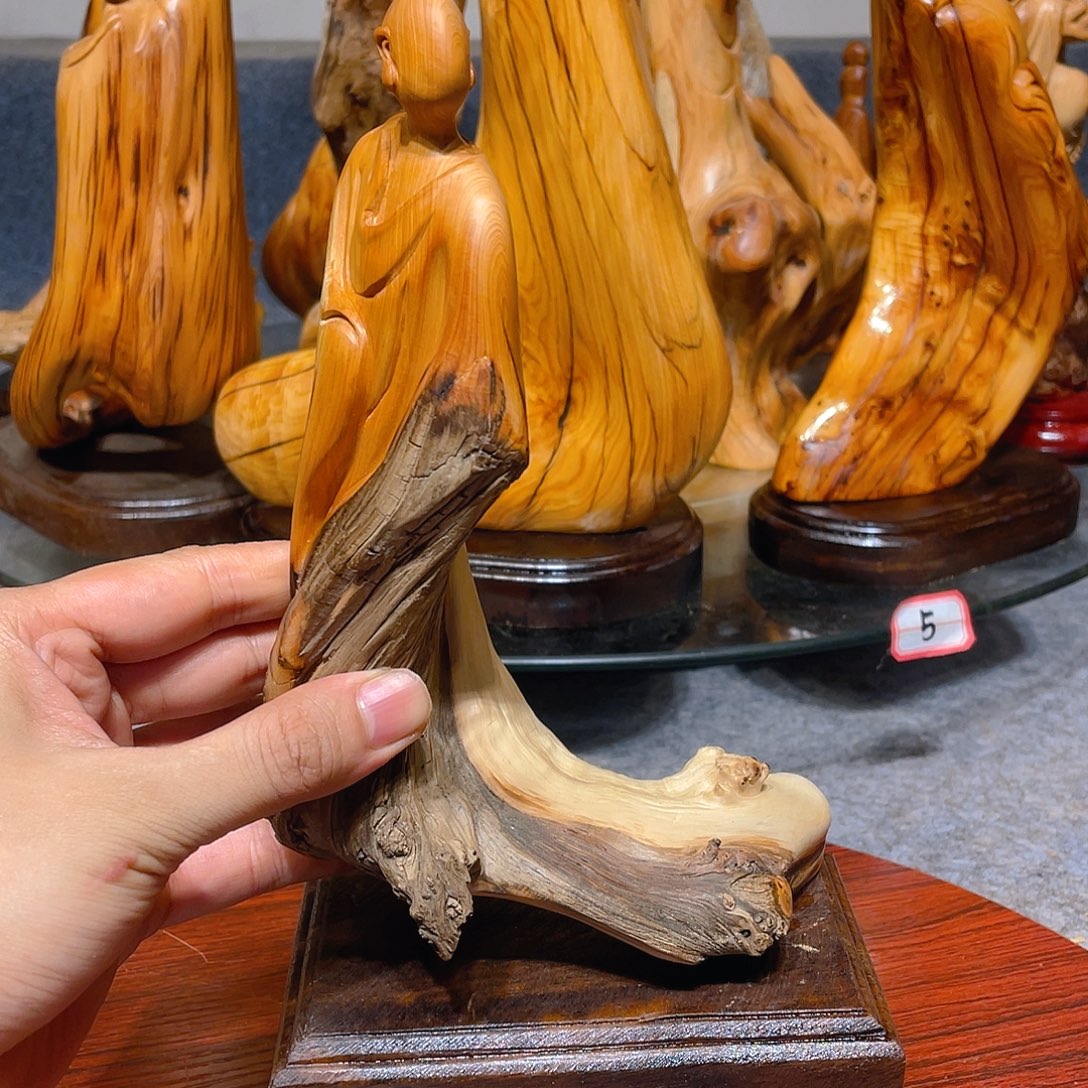 柏木崖柏摆件手把件