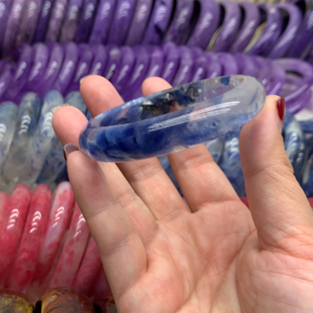 水晶手镯未镶嵌你***l