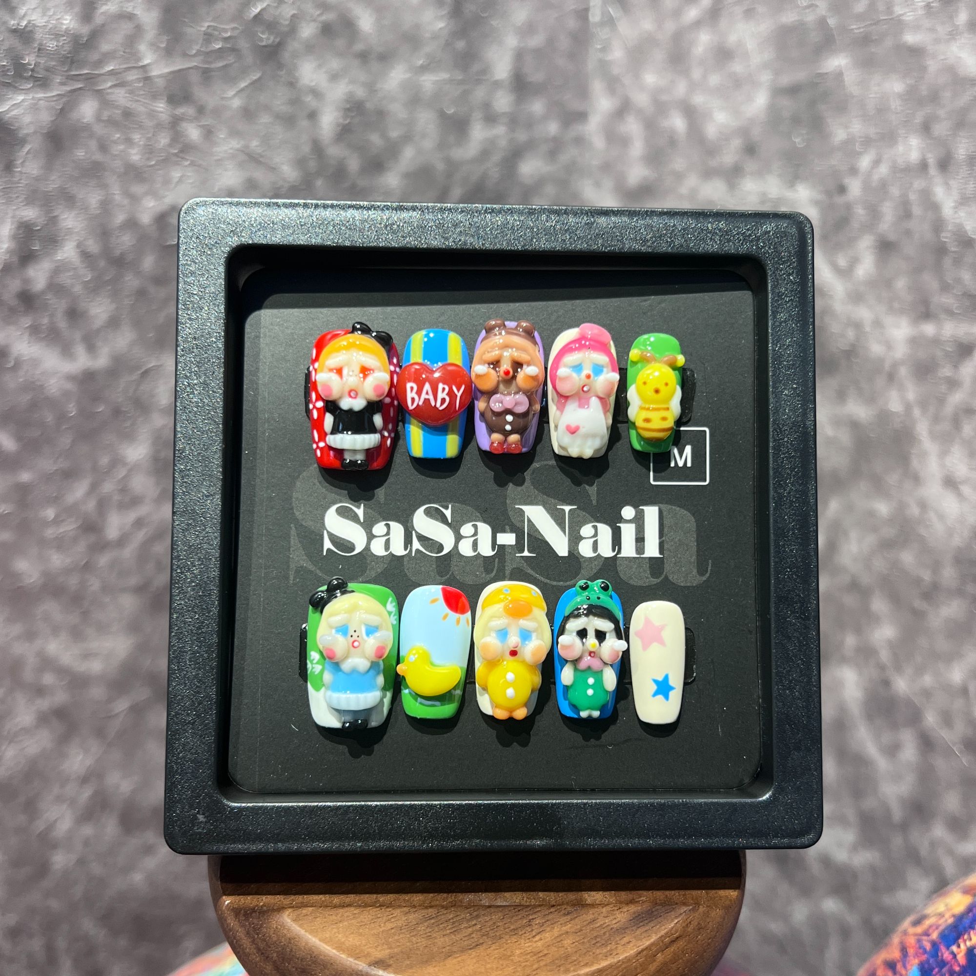 225✓SaSaNail 纯手工高端定制穿戴甲