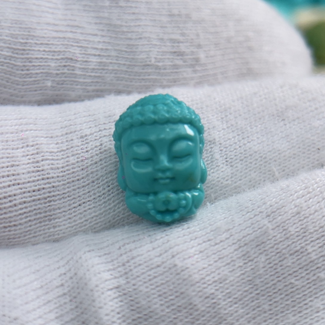 绿松石颈饰未镶嵌卡9.8-13.7-8