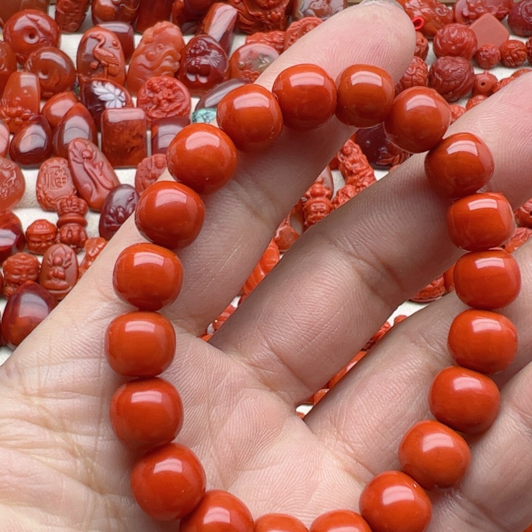 南红玛瑙未镶嵌配饰