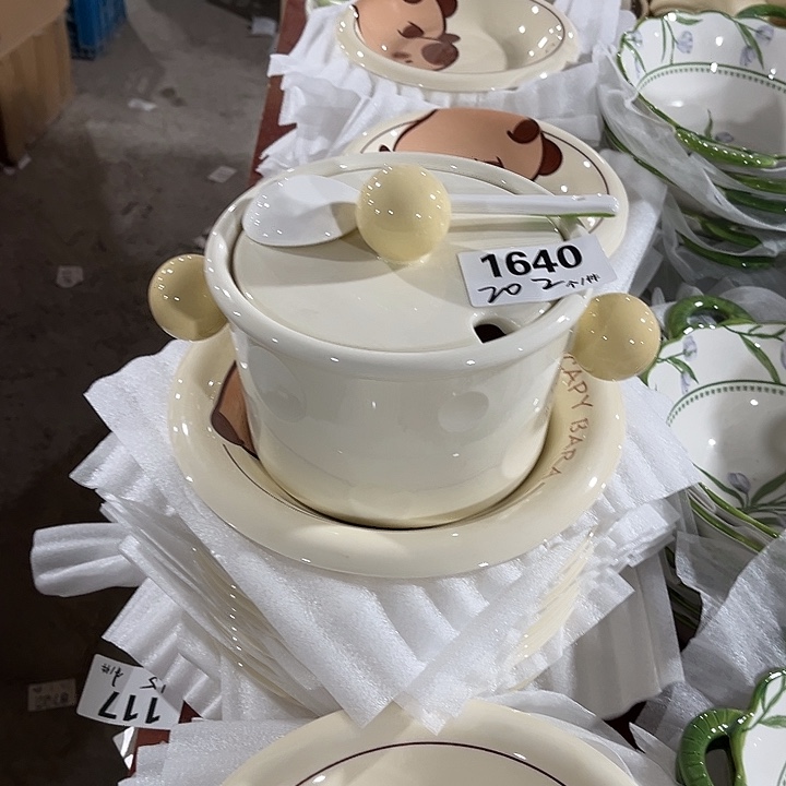 瓷微瑕外贸餐具1640