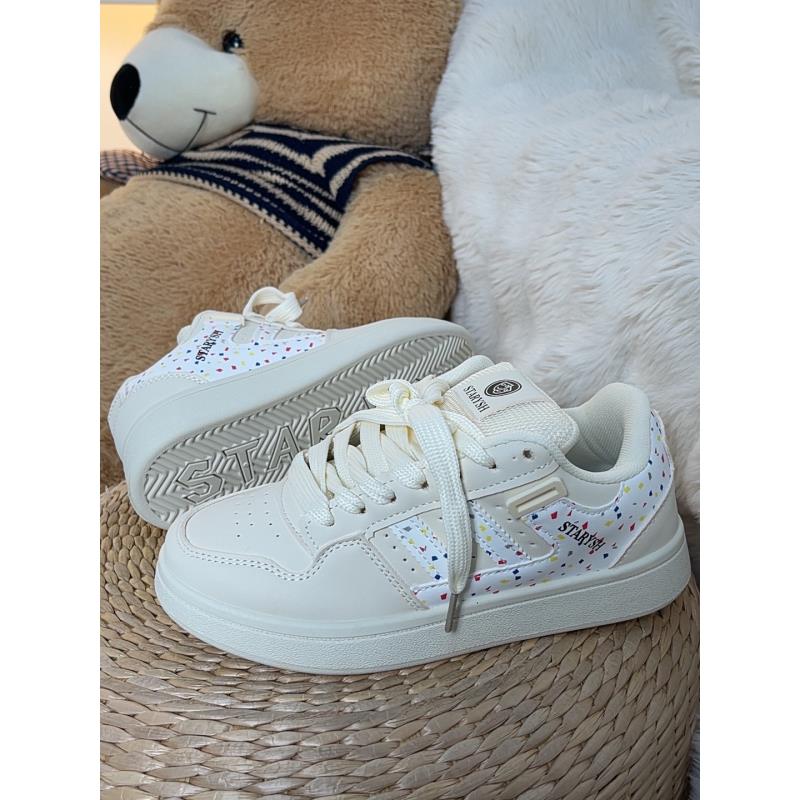 韩版新款小众白色面包鞋女ins潮2025冬季新款学生百搭休闲板鞋