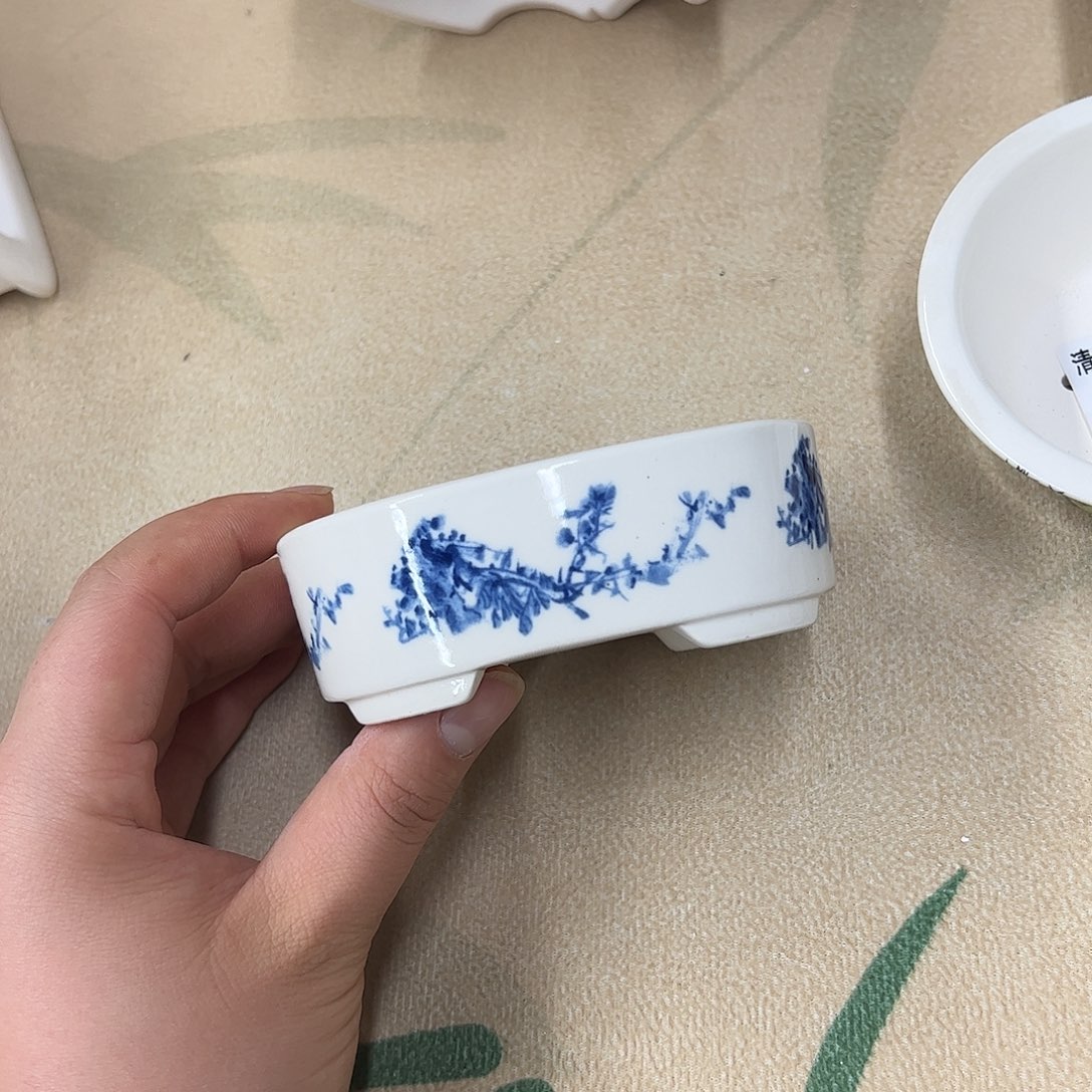 紫砂花盆335号微瑕10/8/3.5cm