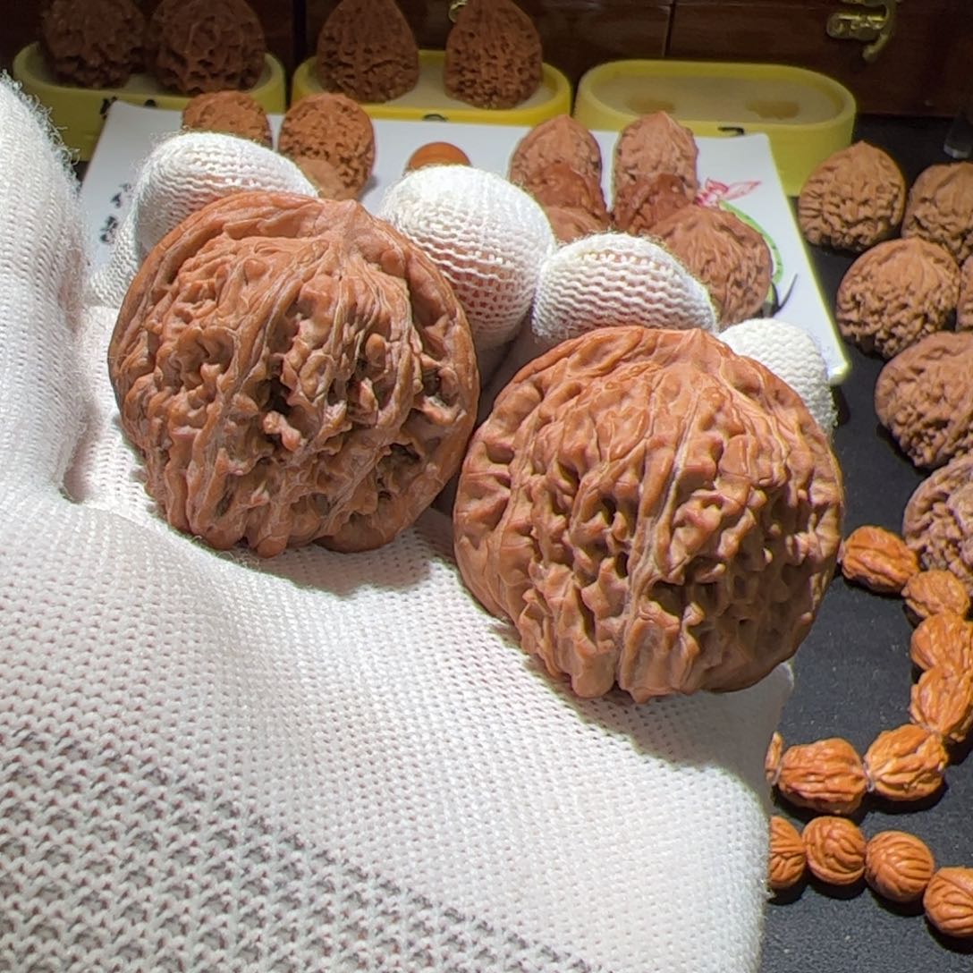 文玩核桃把件W*.石楼