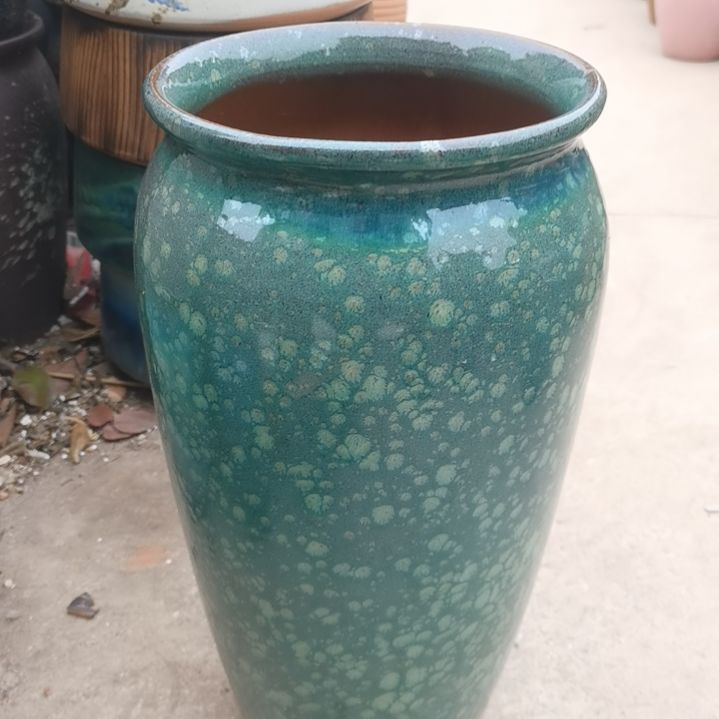 红陶口20高41一个盆子