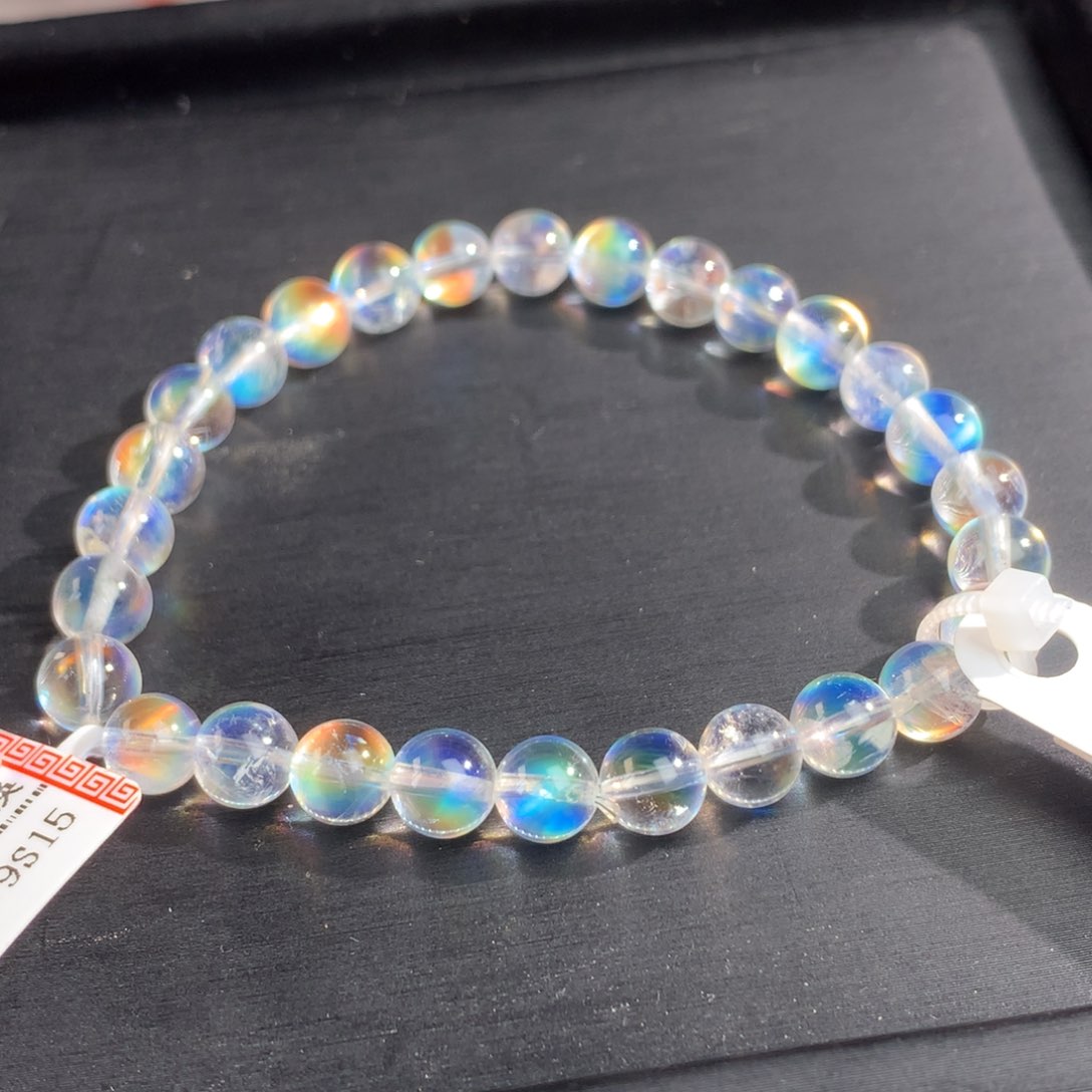 未镶嵌手串月光石彩月光 6.6mm