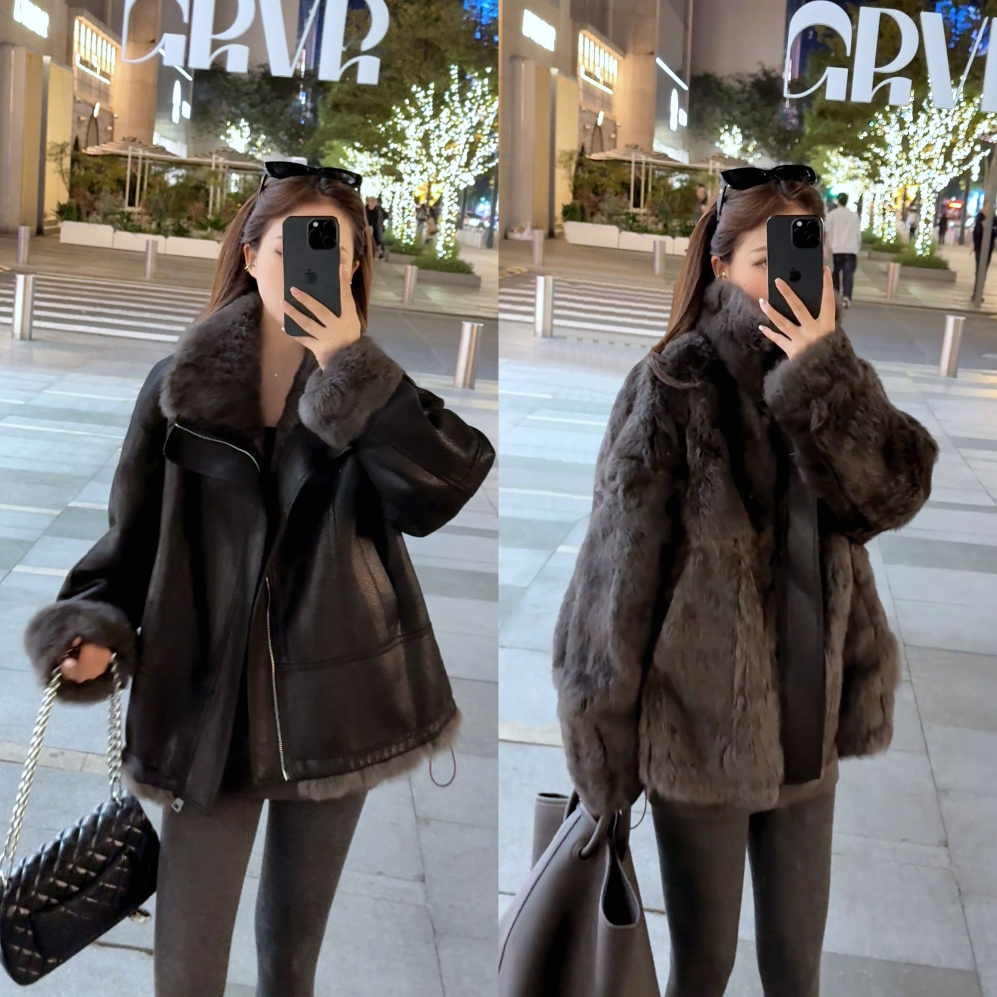 【往事随风】毛袖25年新款大衣女士秋冬短款时尚大气百搭风衣2备