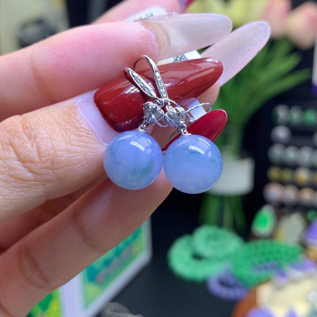 翡翠颈饰18K金镶嵌天然