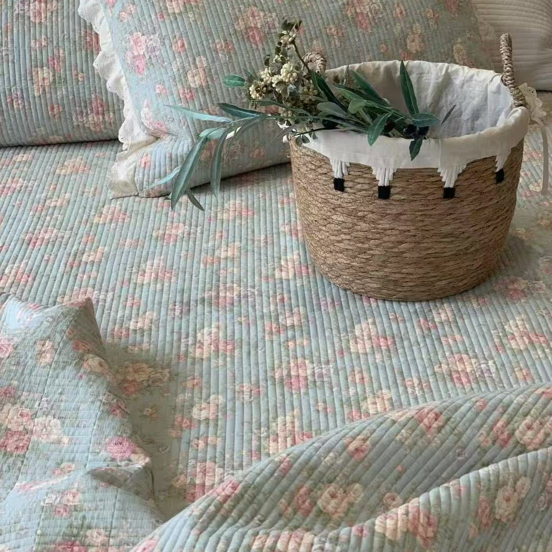 大鹅双层纱床盖三件套