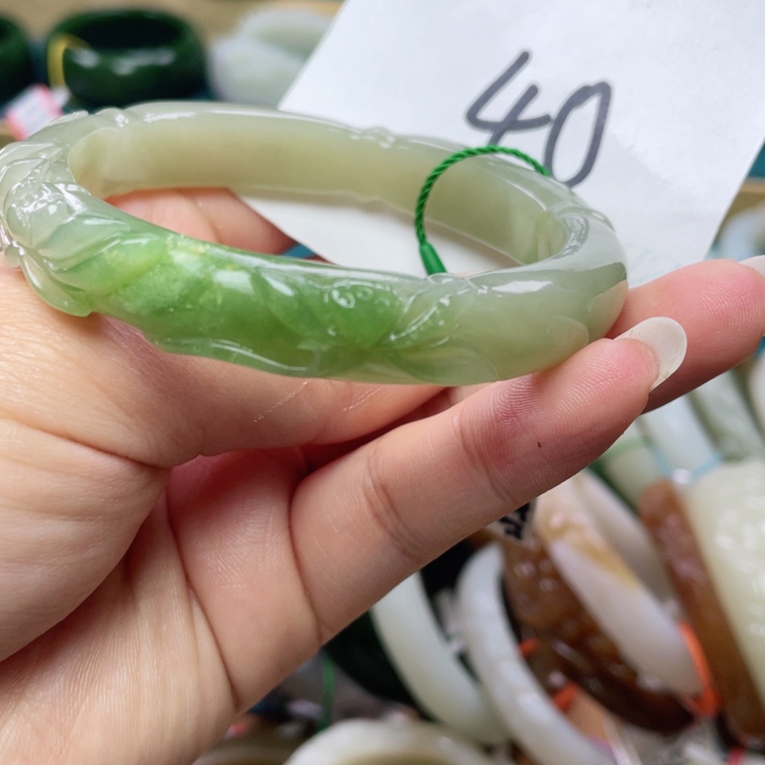 未镶嵌手镯和田玉圈口59