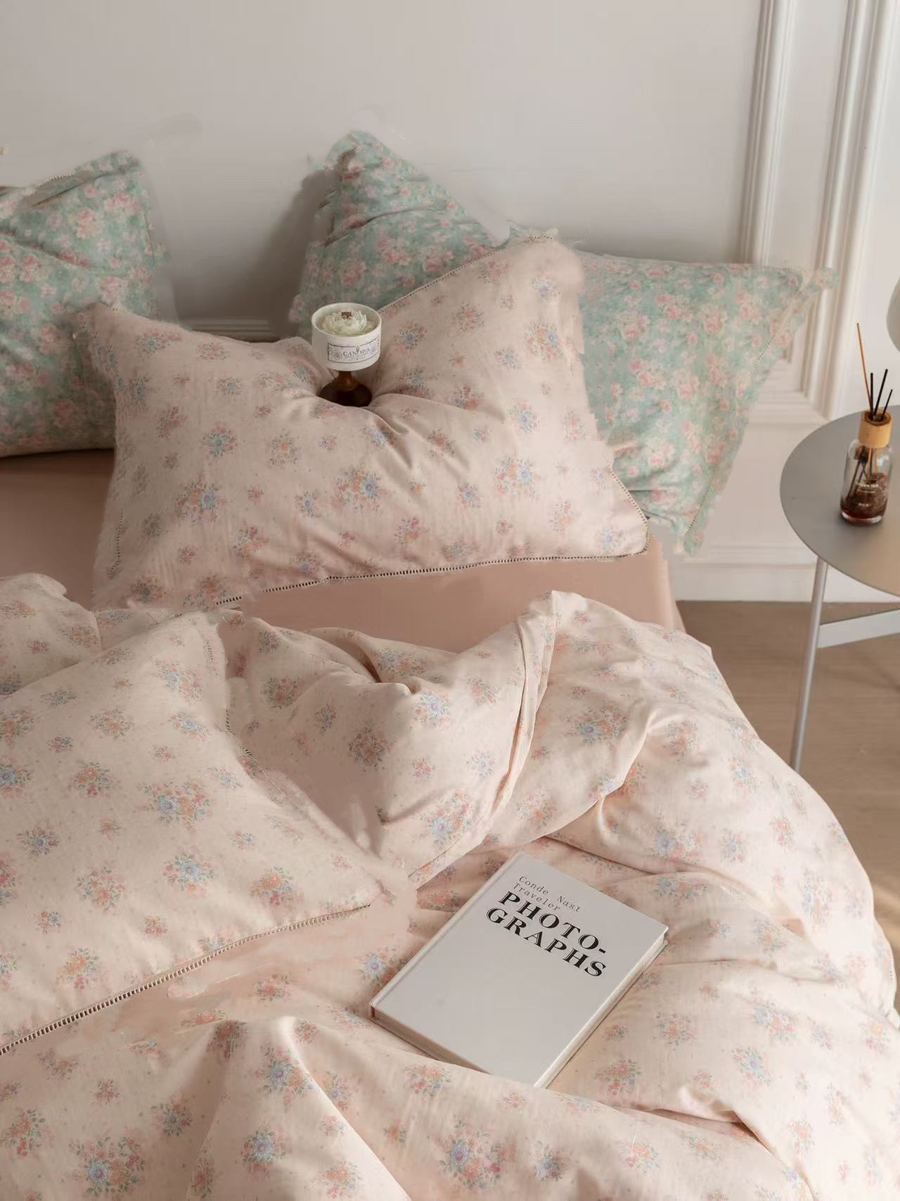 【春风十里】四季柔软ins风针织双层纱法式四件套