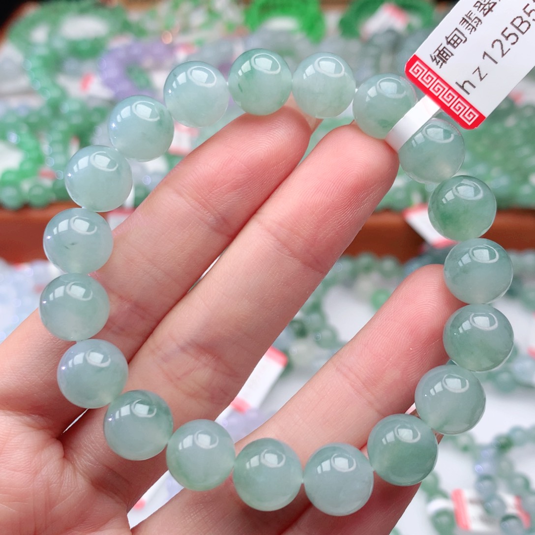 翡翠手链未镶嵌翡翠10mm