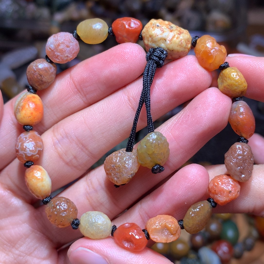 未镶嵌玛瑙/玉髓珠宝半成品