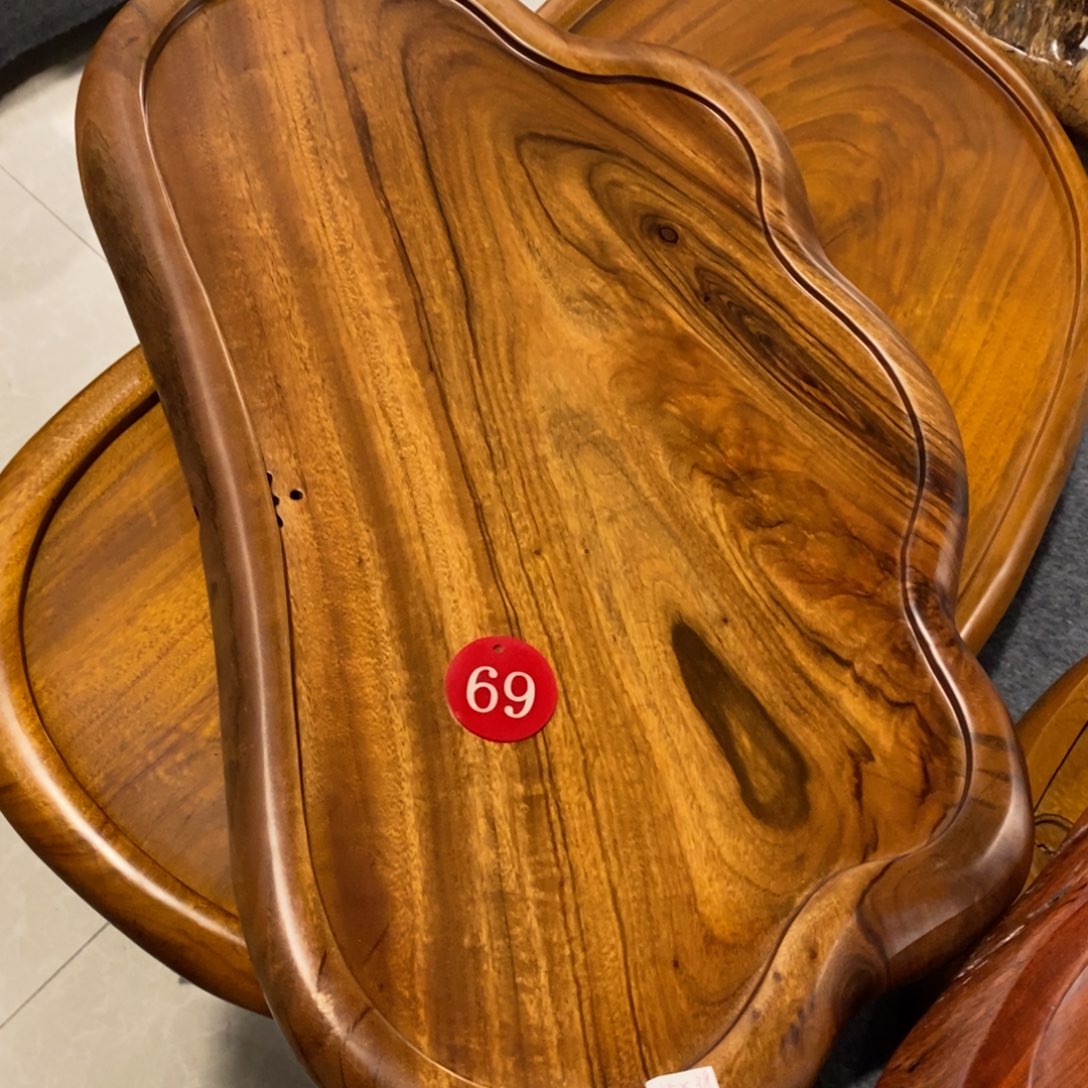 西*城香樟自然随形茶盘