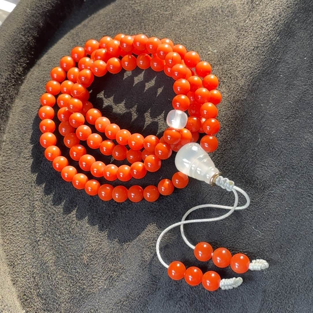 南红玛瑙多圈未镶嵌