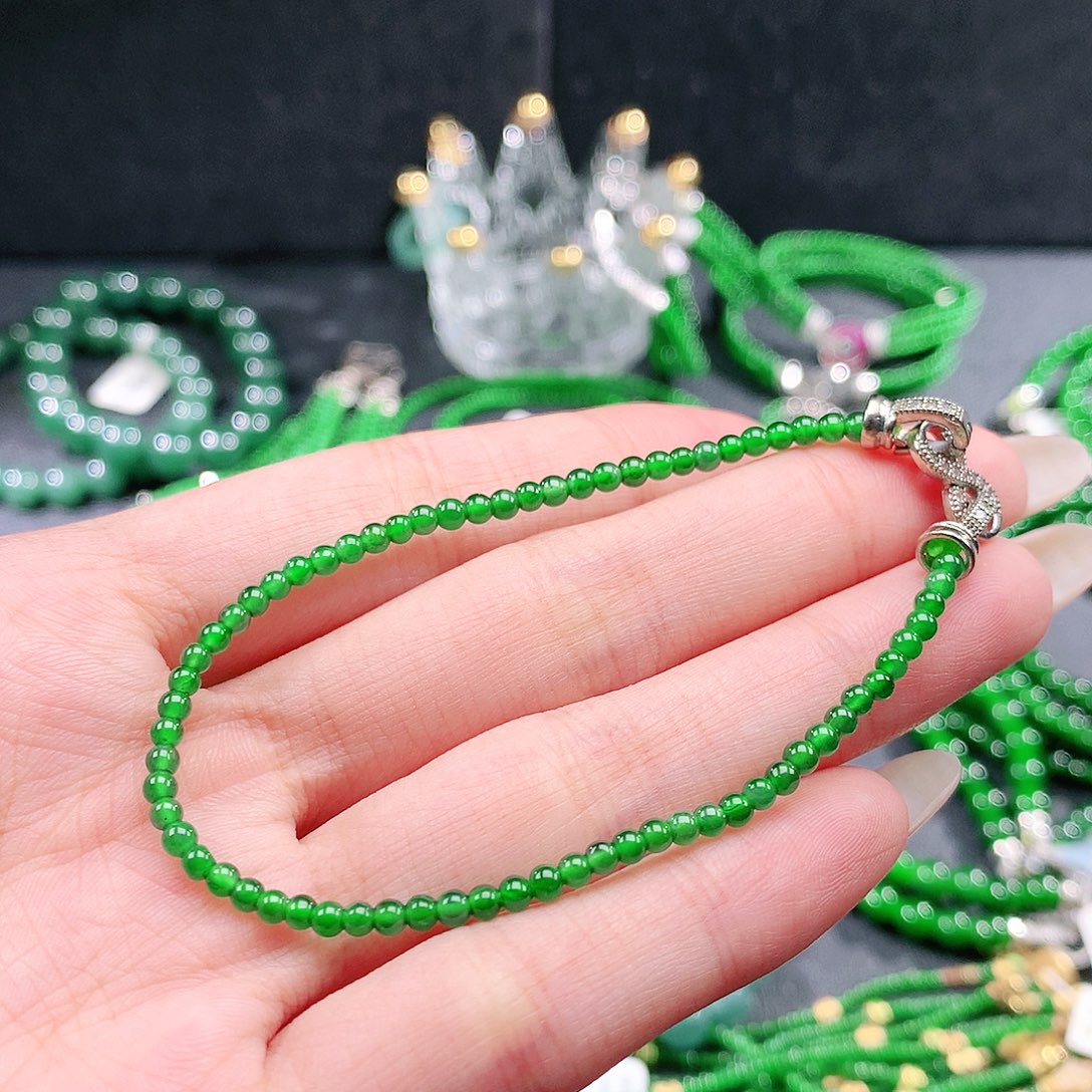 翡翠未镶嵌手链手链