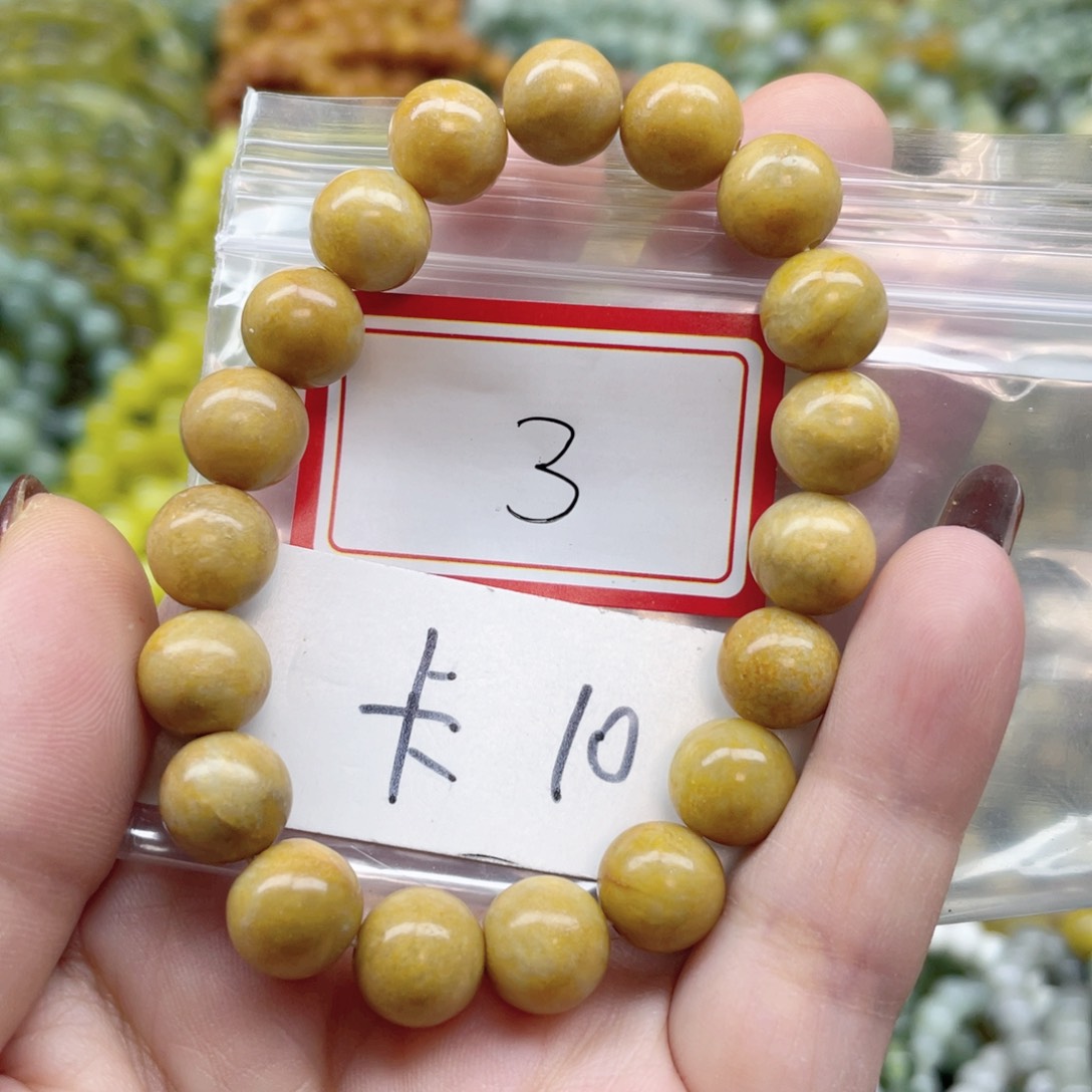 未镶嵌蛇纹石玉手串