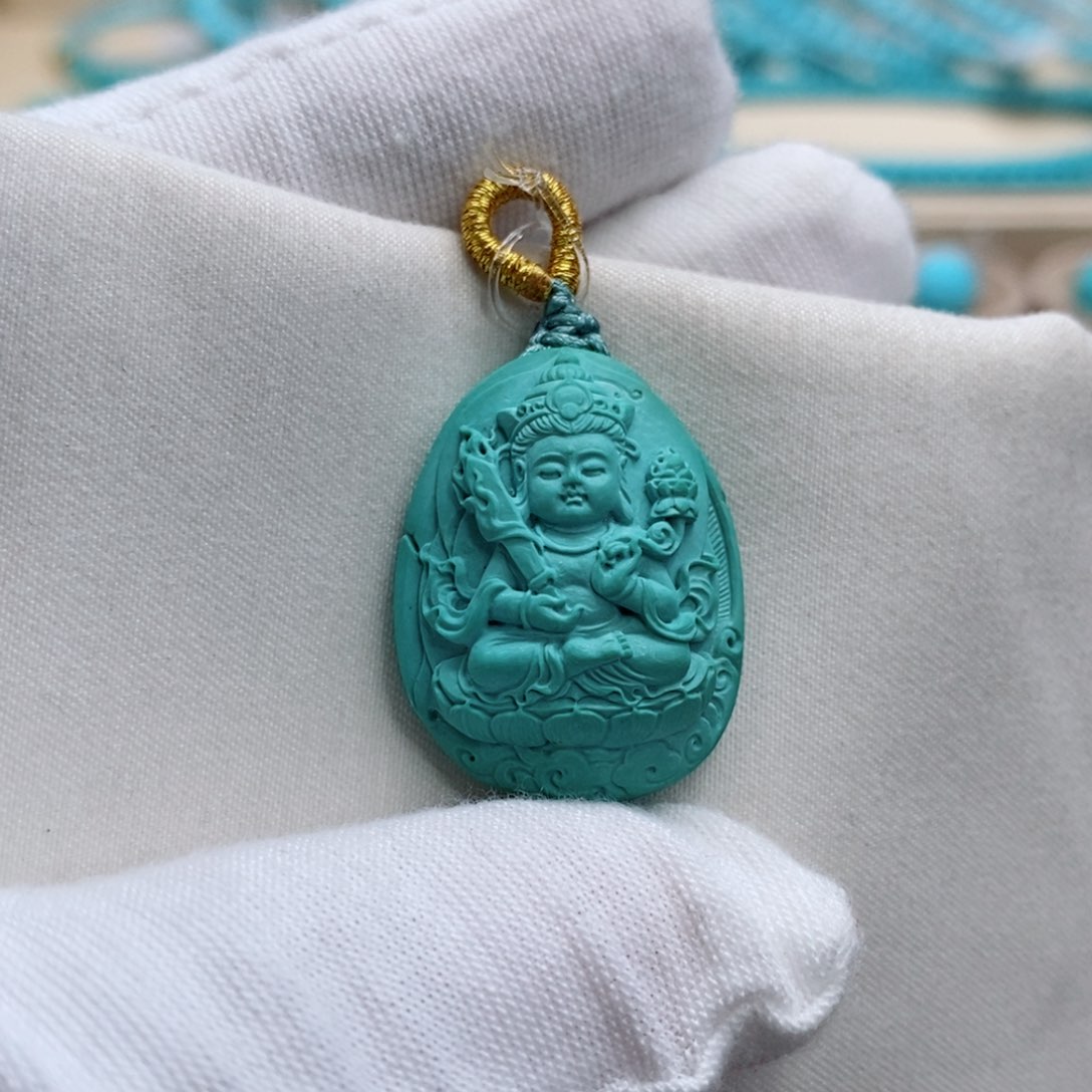 绿松石珠宝奇石未镶嵌