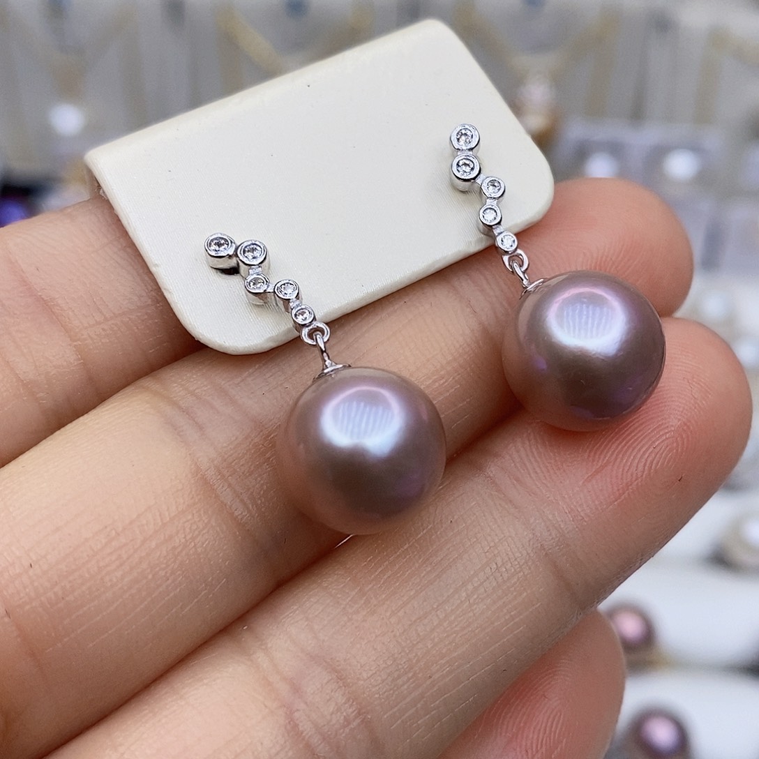 淡水珍珠颈饰银S925镶嵌