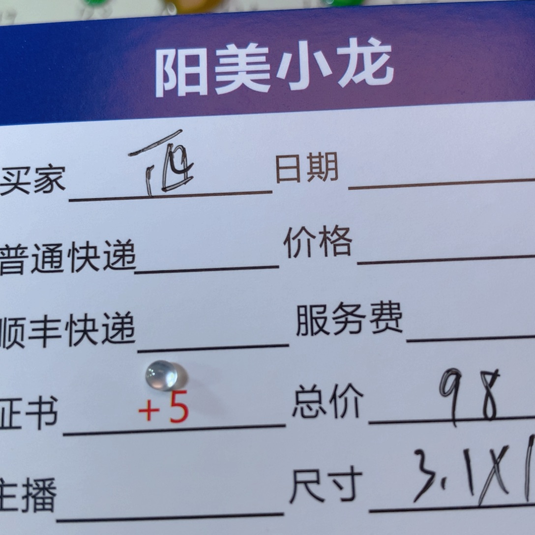 翡翠耳饰未镶嵌A****玻璃