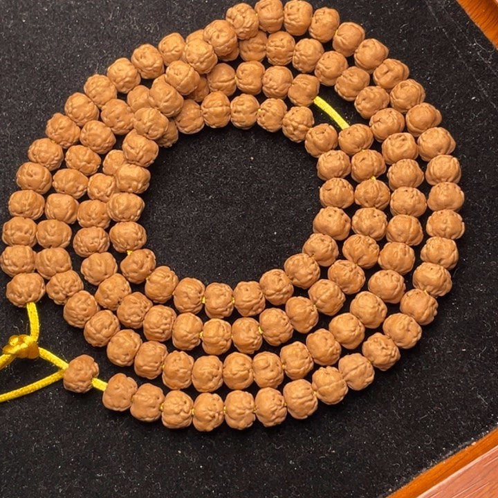 金刚菩提吊坠七**骏定制收藏原装云端佛手108尺寸7左右