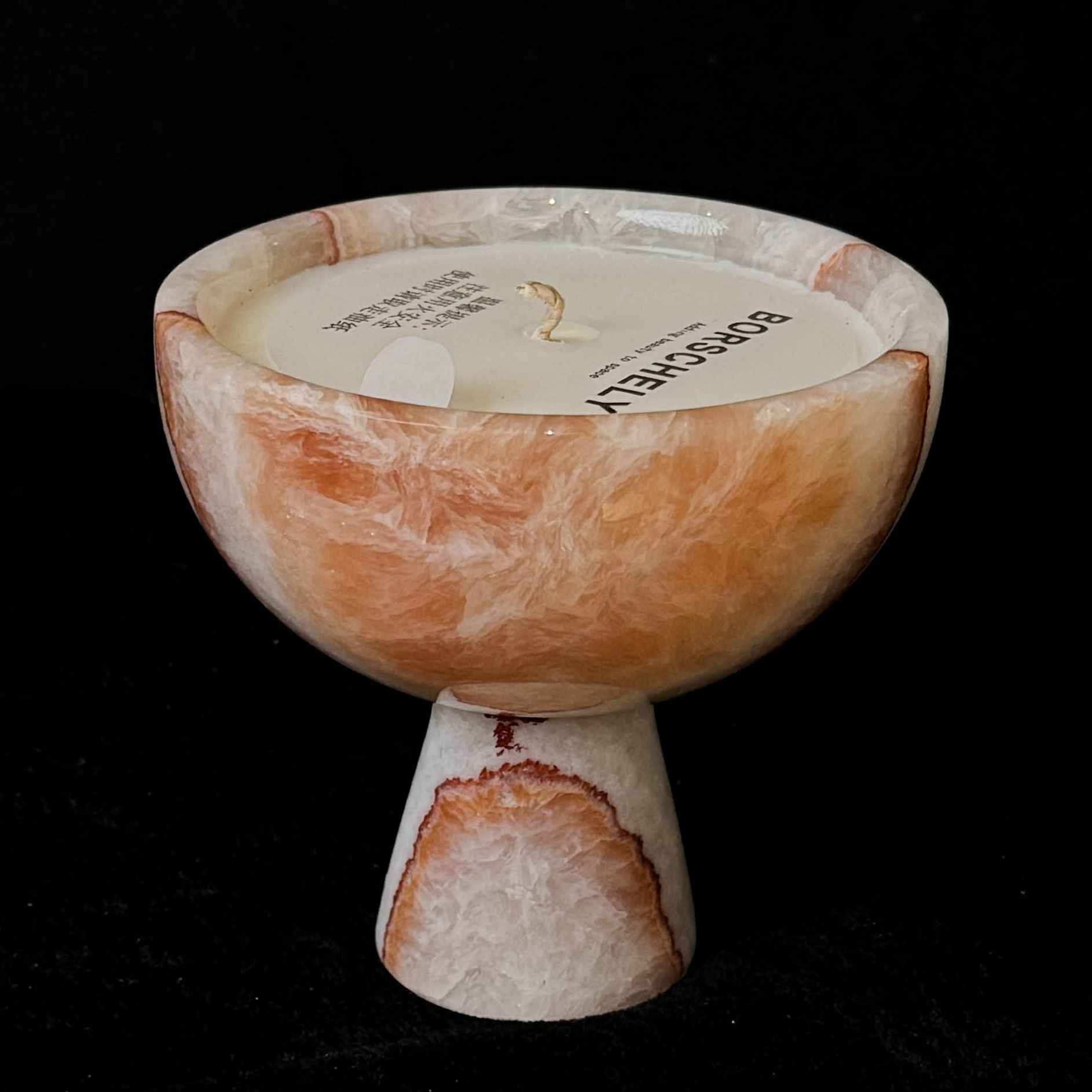 BORSCHELY天然红龙玉香薰托盘