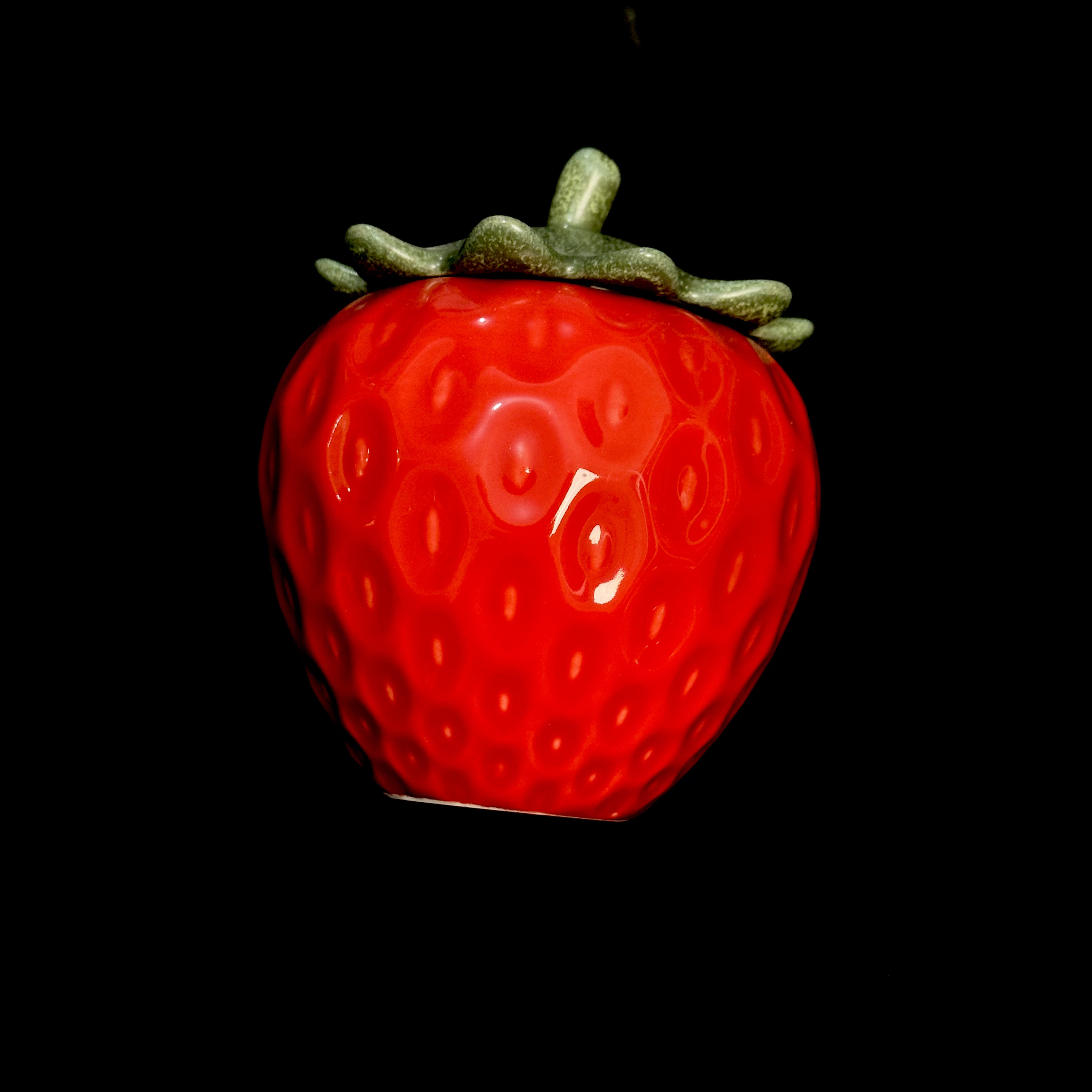 陶瓷草莓茶叶罐-SS030