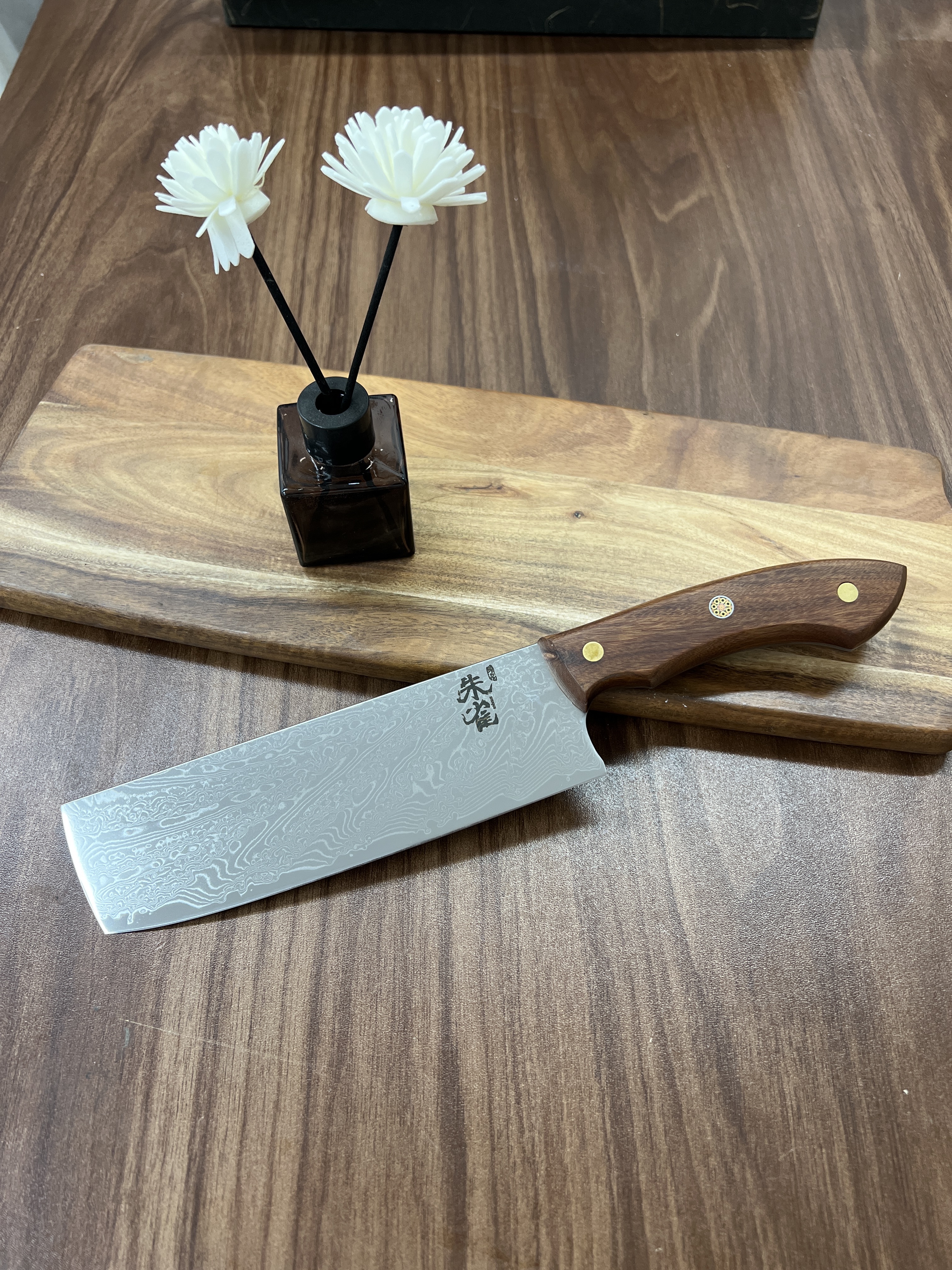 朱雀系列67层大马士革家用商用日式小菜切纯切刀 不可砍