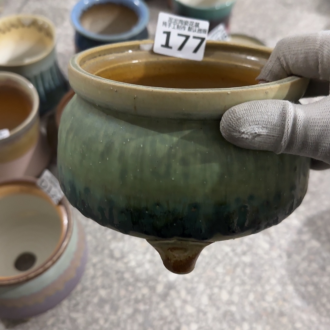 瓷片景德镇手工花盆