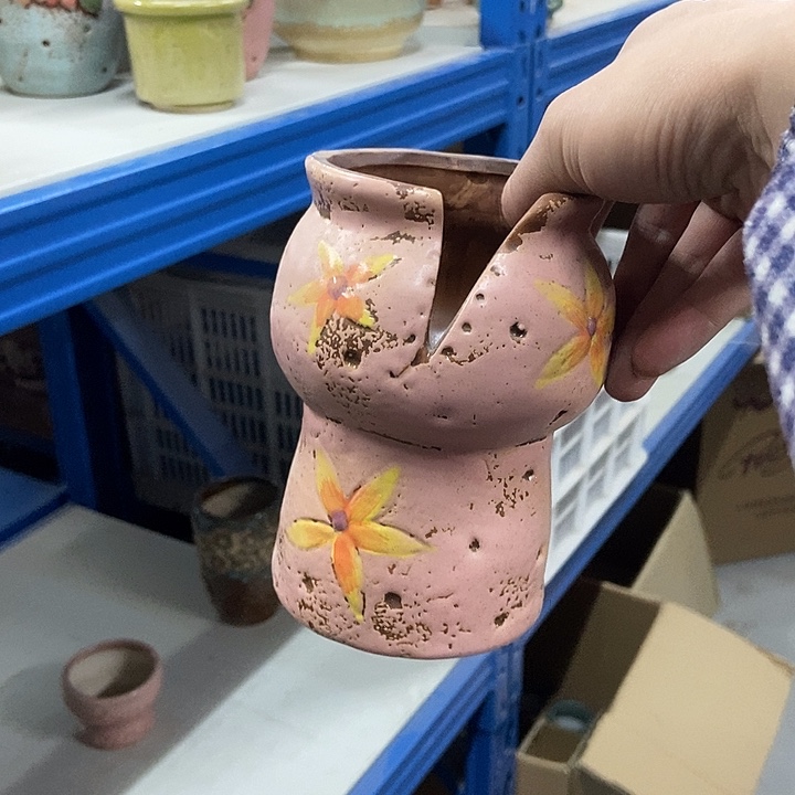 花盆单场满9.9发货8×14粉