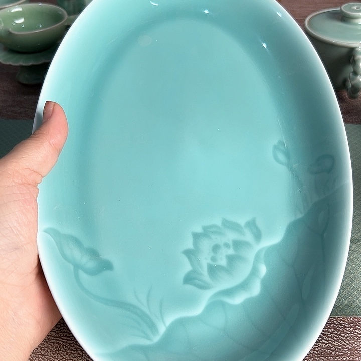 龙泉云间青瓷小米茶器