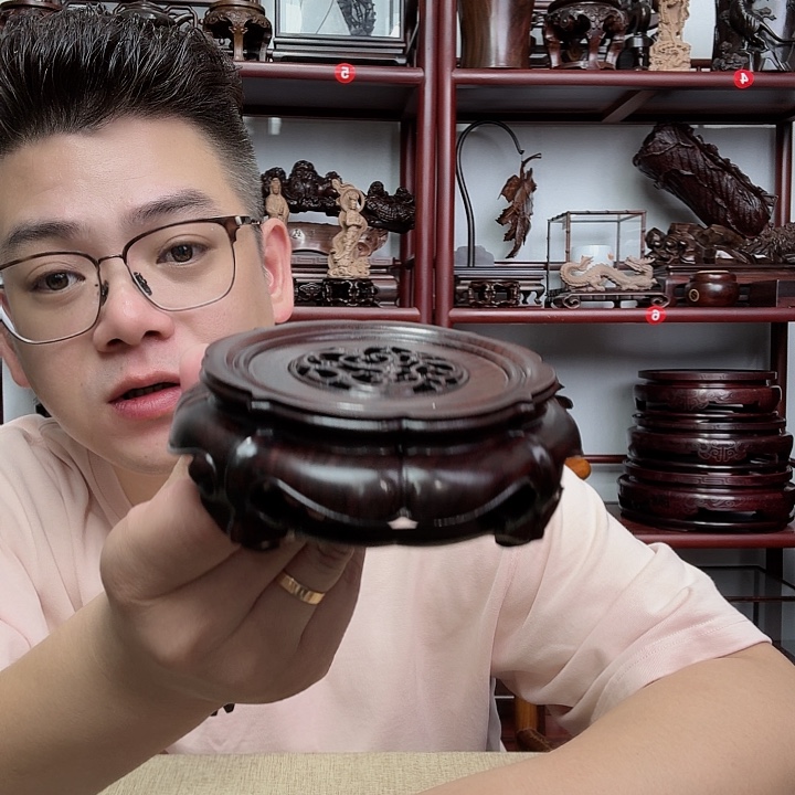 微凹黄檀工艺品底座