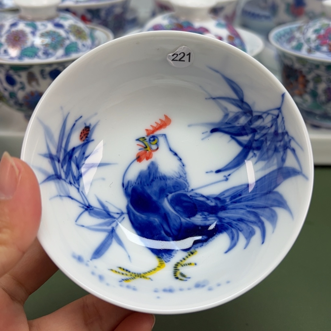 杯景德镇纯手绘茶具221