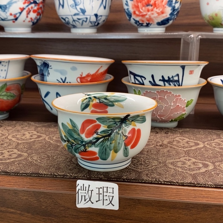 釉下老陶泥手工绘制