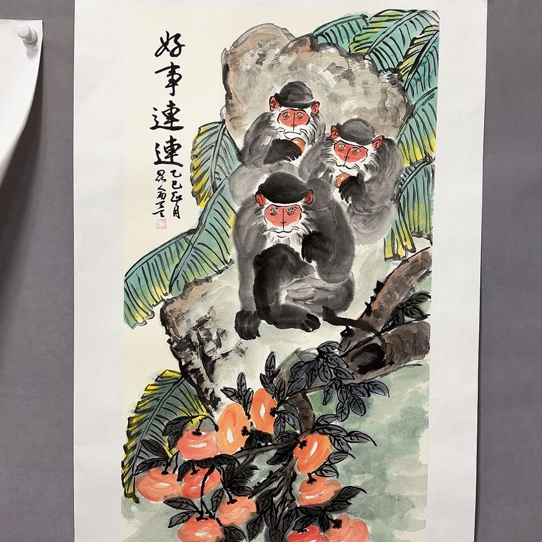 国画国画纯手绘作品请放心去藏