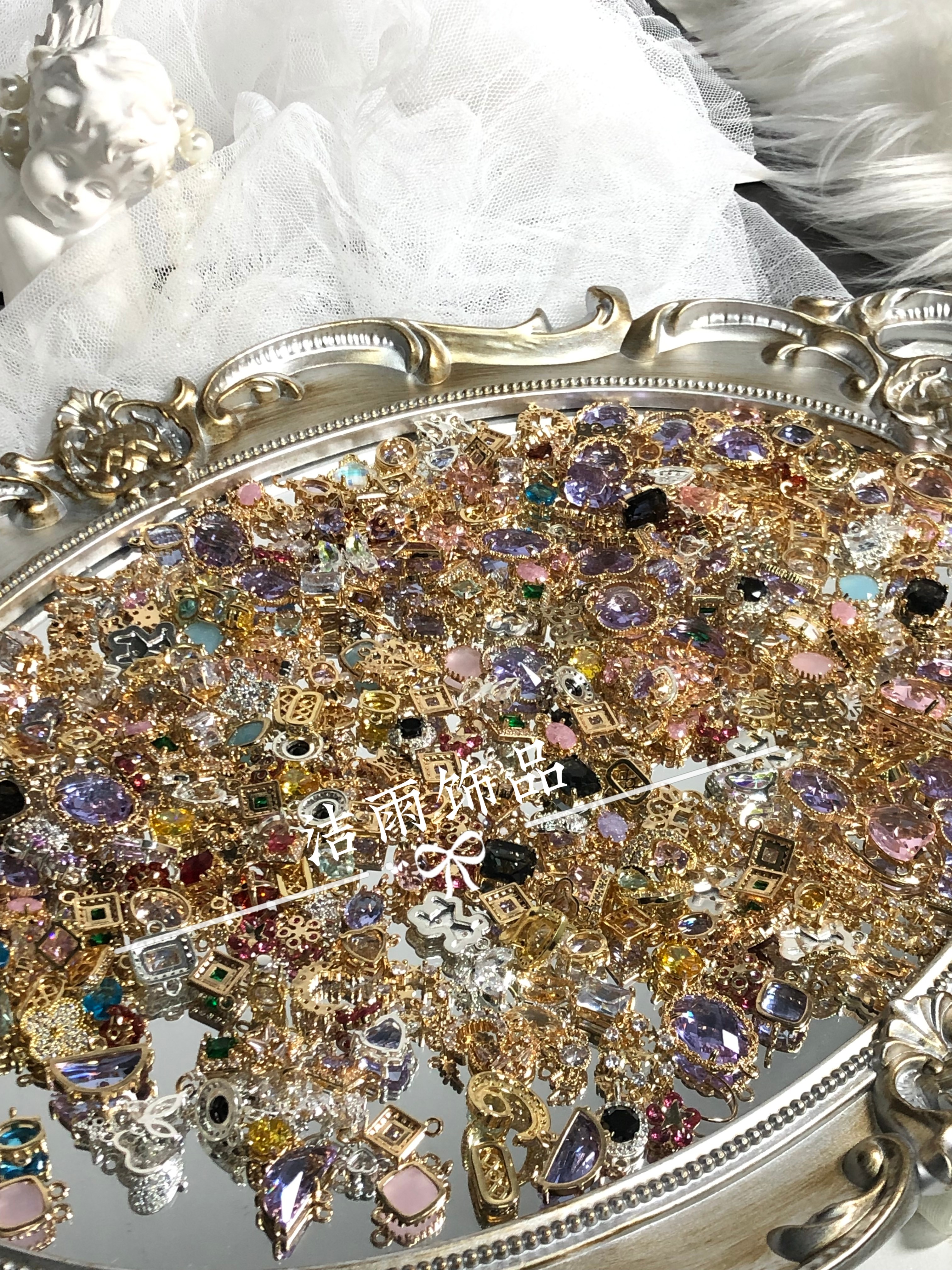 (洁雨饰品 DIY)  P0001   混锅高保色纯铜diy配件