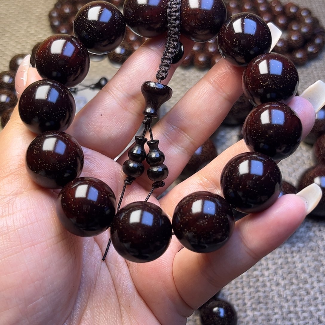 檀香紫檀（小叶紫檀）1.8 13颗多星