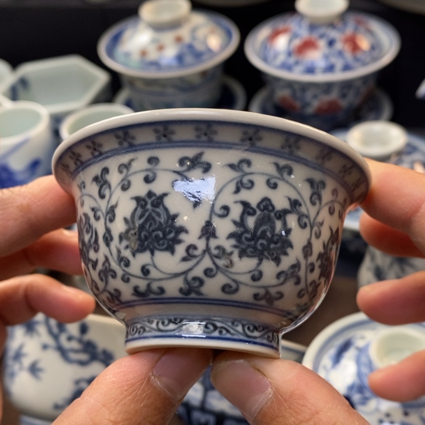 【闪购商品】景德镇青花主人杯