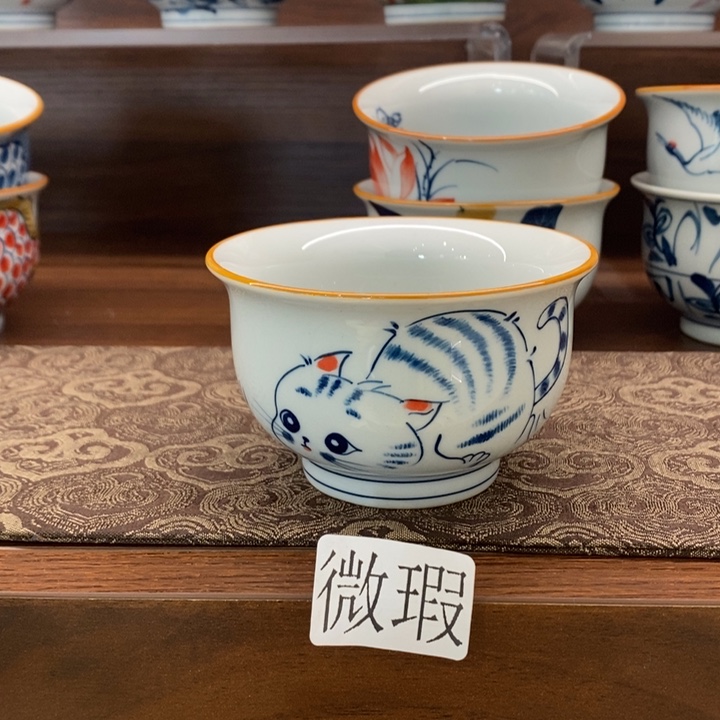 釉下老陶泥手工绘制