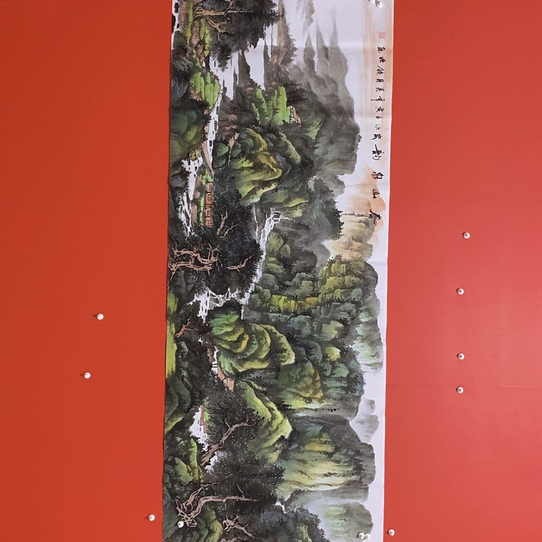 国画山水花鸟国画作品