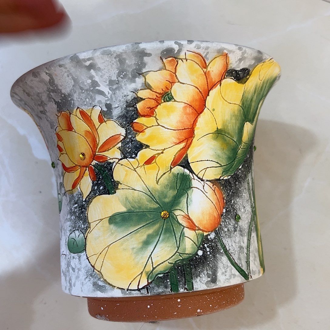 景德镇陶瓷花盆景德镇陶瓷花盆