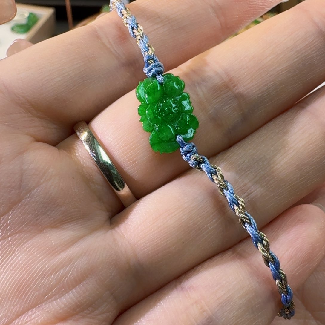 翡翠手链未镶嵌手串