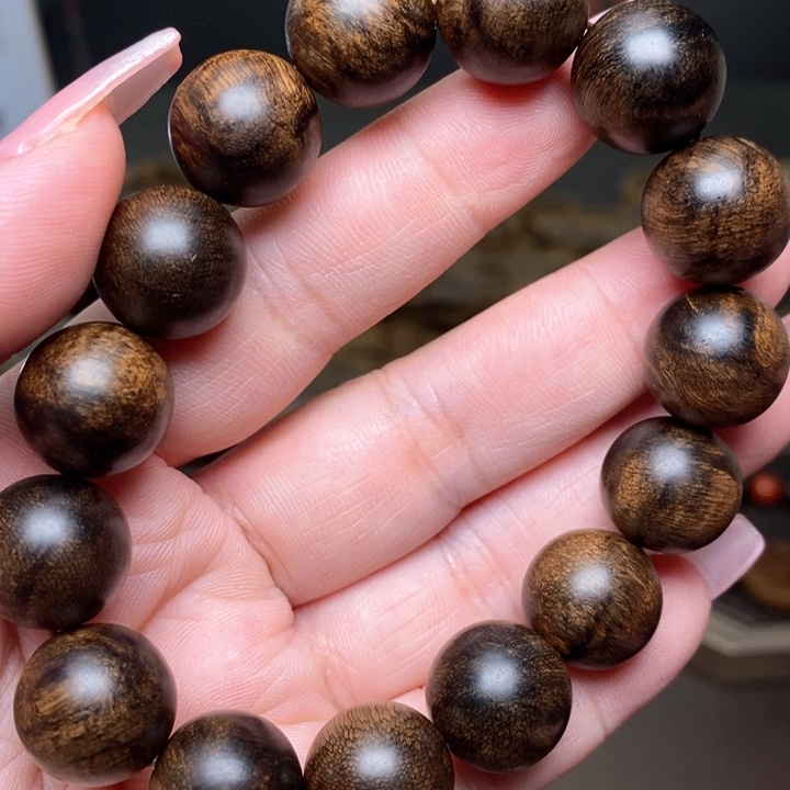 手串沉香越南芽庄白棋楠瘤疤1.4