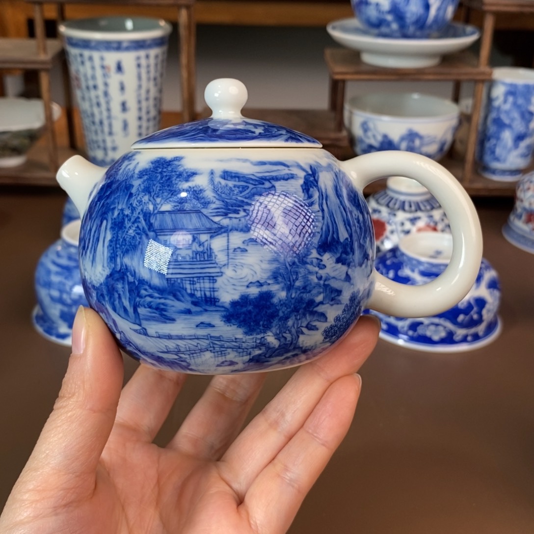 大***细景德镇陶瓷手工手绘