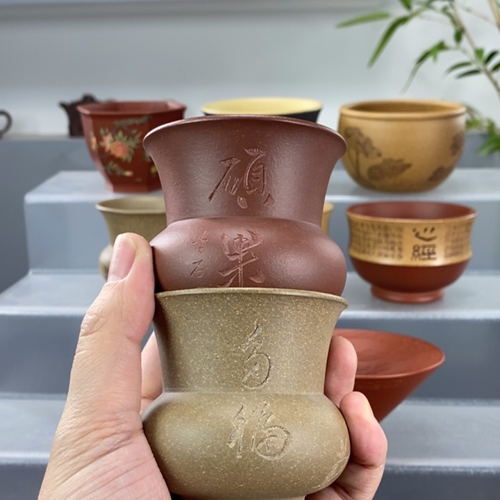 宜兴紫砂手工主人杯