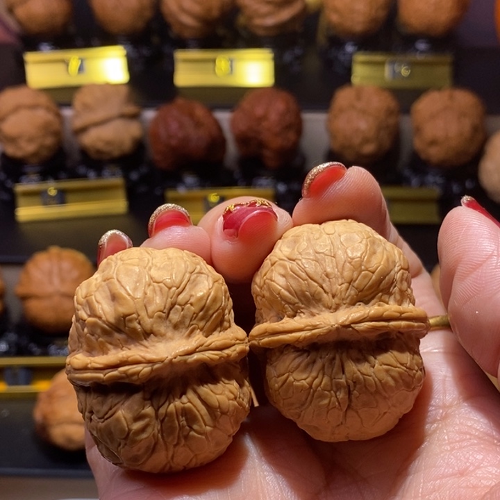 文玩核桃把件玄武元宝38尺