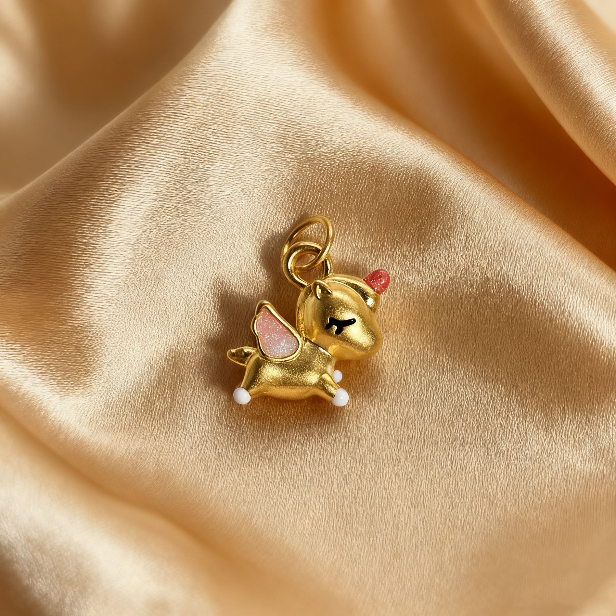 【黄金】足金999幻彩展翅高飞马CY443