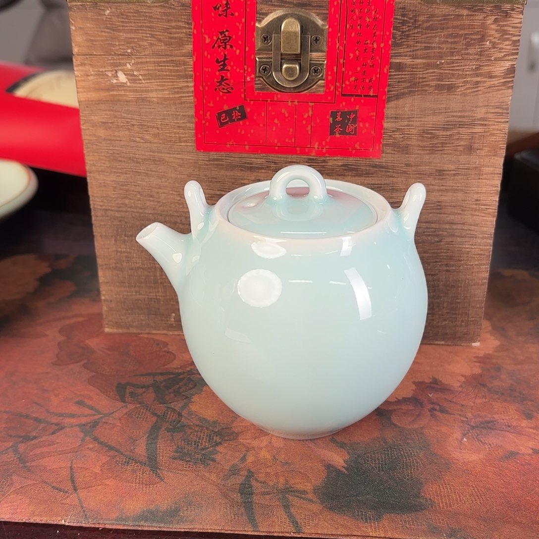 龙泉云间青瓷小米茶器