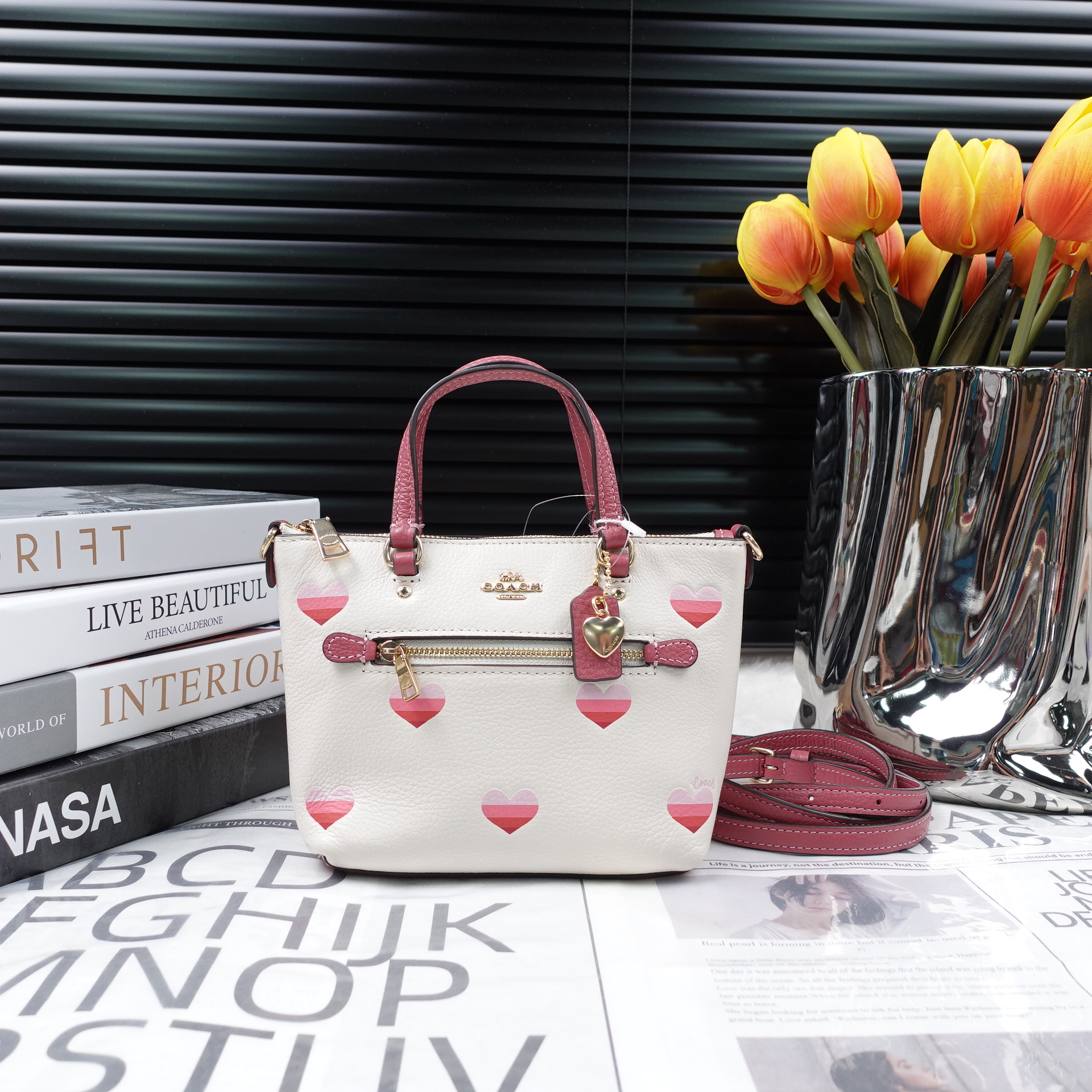 95新 COACH/蔻驰 单肩包/T10220659